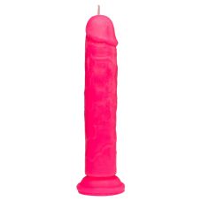 Свічка LOVE FLAME - Dildo Roma PINK Fluor, CPS03-PINK