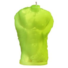 Свеча в виде мужского торса желтого цвета Egzo Angel Man