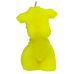 Свічка у вигляді жіночого торса жовтого кольору Egzo Shibari II