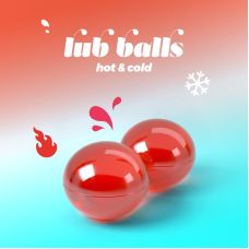 Збудливі вибухові кульки з ефектом холоду та тепла Crushious Balls lub Hot & cold 2 штуки по 3 гр