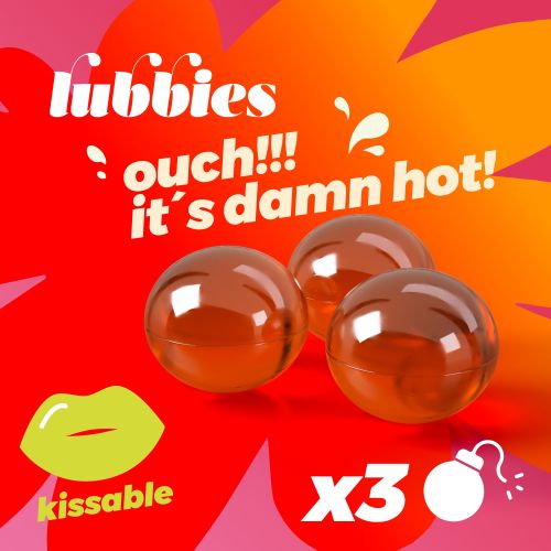 Шарики для массажа с согревающим эффектом Crushious Lubbies 3 штуки