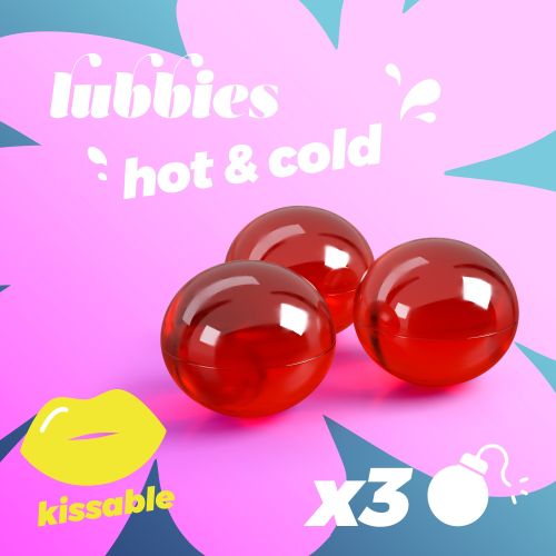 Кульки для масажу з охолоджуючим та зігріваючим ефектом Crushious Lubbies 3 штуки