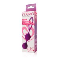 Вагинальные шарики COSMO цвет фиолетовый CSM-23006