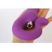 Вибратор для точки G силиконовые со стимуляцией клитора Мечта Девушки фиолетовый L вводимая 16 см D 3,6 см