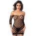 Міні сукня чорного кольору Daring Intimates Daring Deluxe Fence Net Black