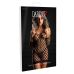 Міні сукня чорного кольору Daring Intimates Daring Deluxe Fence Net Black