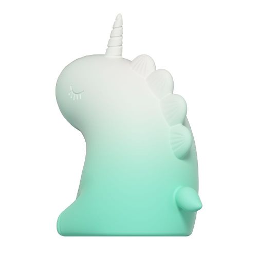 Стимулятор клітора Пульсатор Єдиноріг градієнт біло-зелений UNIVIBE 5 режимів