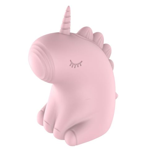 Стимулятор клітора Пульсатор Єдиноріг рожевий UNIVIBE 5 режимів