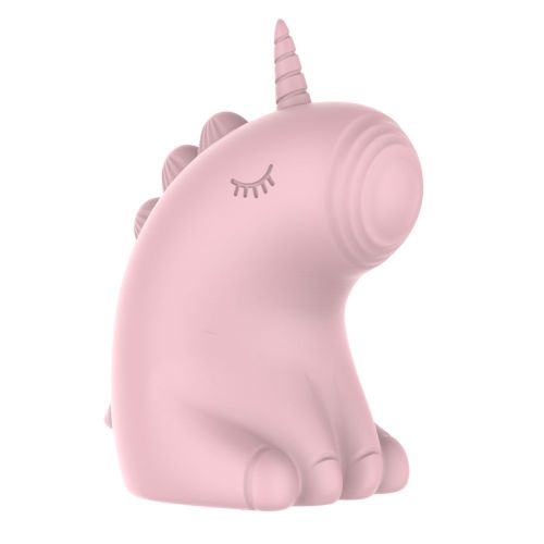 Стимулятор клітора Пульсатор Єдиноріг рожевий UNIVIBE 5 режимів