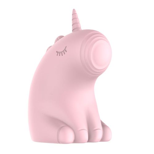 Стимулятор клітора Пульсатор Єдиноріг рожевий UNIVIBE 5 режимів