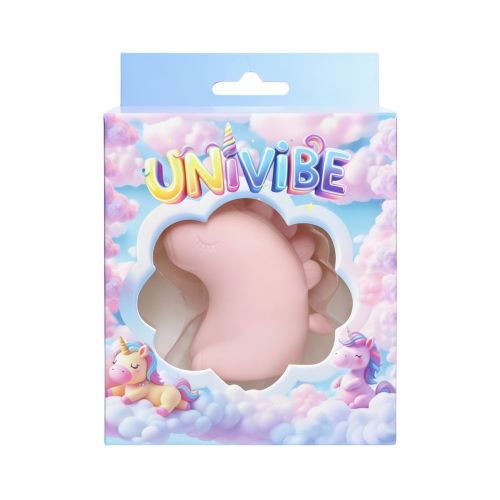 Стимулятор клітора Пульсатор Єдиноріг рожевий UNIVIBE 5 режимів