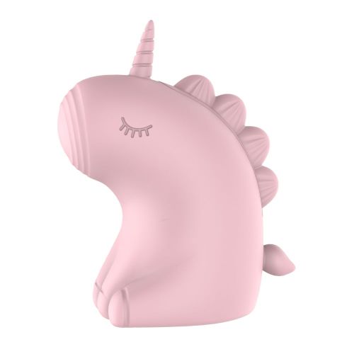 Стимулятор клітора Пульсатор Єдиноріг рожевий UNIVIBE 5 режимів