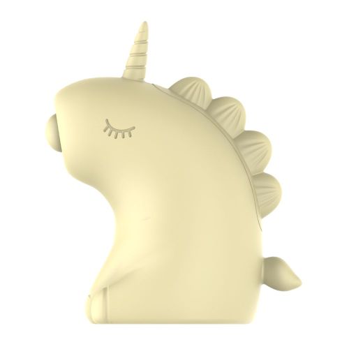 Стимулятор клитора Пульсатор Единорогжёлтый UNIVIBE 5 режимов 