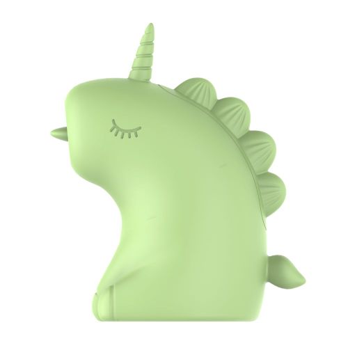 Стимулятор клитора Единорог с язычком зелёный UNIVIBE 10 режимов