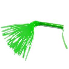 Флоггеры БДСМ неоновые силиконовые желтого и зеленого цветов DS Fetish