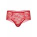 Трусики кружевные с открытым доступом красного цвета Daring Intimates Ella размеры S/M