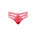 Трусики кружевные с декоративными ремешками красного цвета Daring Intimates размеры S/M Трусики кружевные с декоративными ремешками красного цвета Daring Intimates размеры S/M
