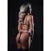 Комплект кружевной с подтяжками для чулок черного цвета Daring Intimates размеры S/M Комплект кружевной с подтяжками для чулок черного цвета Daring Intimates размеры S/M