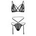Комплект кружевной с подтяжками для чулок черного цвета Daring Intimates размеры S/M Комплект кружевной с подтяжками для чулок черного цвета Daring Intimates размеры S/M