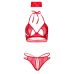Комплект з відкритим доступом та маскою червоного кольору Daring Intimates розміри S/M Комплект з відкритим доступом та маскою червоного кольору Daring Intimates розміри S/M