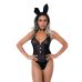 Костюм кролика для рольових ігор чорного кольору Daring Intimates 3 предмети розміри S M Костюм кролика для рольових ігор чорного кольору Daring Intimates 3 предмети розміри S M