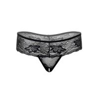 Стринги с открытым доступом кружевные черные Daring Intimates Jane размеры S-M