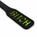 Паддл с люминистической надписью Bitch черный DS Fetish 