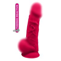 Фалоімітатор реалістичний з мошонкою на рожевий присосці Dream Toys Real Love