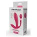 Вибратор рельефный с тройной стимуляцией и пультом управления красный Dream Toys Essentials  Вибратор рельефный с тройной стимуляцией и пультом управления красный Dream Toys Essentials