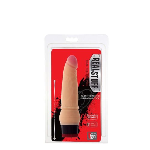 Реалистичный вибромассажер телесного цвета Dream toys 6INCH VIBRATOR Реалистичный вибромассажер телесного цвета Dream toys 6INCH VIBRATOR