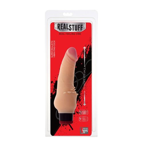 Реалистичный вибромассажер телесного цвета Dream toys 7INCH Реалистичный вибромассажер телесного цвета Dream toys 7INCH