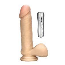 Реалистичный вибромассажер на присоске с вращением телесного цвета Dream toys 7INCH