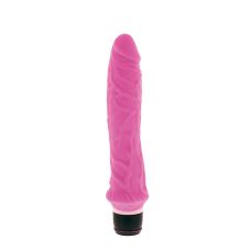 Силиконовый вибромассажер реалистичный розовый PURRFECT SILICONE CLASSIC 8.5INCH
