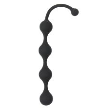 Анальная цепочка  черного цвета SEE YOU FOUR BEADS ANAL