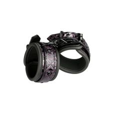 Наручники для секса фиолетовые кожаные BLAZE HANDCUFF PURPLE