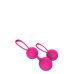 Вагинальные шарики розовые PLEASURE BALLS & EGGS DUO BALL SET