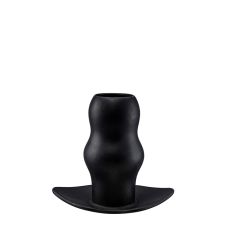 Анальная втулка-туннель чёрная MENZSTUFF OPEN WIDE TUNNEL PLUG