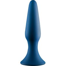 Анальна пробка зі стопером на присосці синя Dream Toys MENZSTUFF