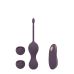 Вагинальные шарики с вибрацией черные на пульте ДУ ROYAL FANTASIES IDUNA