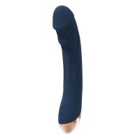 Вібратор для стимуляції точки G і з функцією нагріву синій Dream toys goddess COLLECTION BOREAS