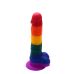 Райдужний фалоімітатор реалістичний на присоску COLOURFUL LOVE DILDO Райдужний фалоімітатор реалістичний на присоску COLOURFUL LOVE DILDO