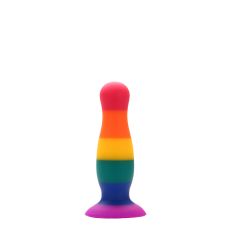 Радужная анальная пробка COLOURFUL LOVE PLUG