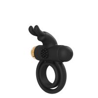 Эрекционное виброкольцо черное для пениса Dream Toys  ELITE JOEL LUXXE