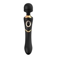 Вібромасажер-мікрофон Ванд чорний для інтимних місць Dream Toys PRESTIGE MONICA LUXXE