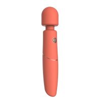 Водонепроницаемый вибромассажер микрофон для клитора персикового цвета DREAM TOYS CHARISMATIC CLARISSA