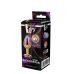 Анальная пробка радужная с радужным камнем 8,3 х 3,4 см Dream Toys Gleming Love