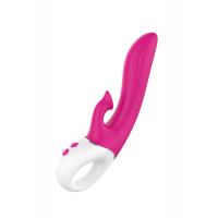 Двойной вибратор вагинально клиторальный розовый Dream Toys VIBES OF LOVE AIR PLEASURE