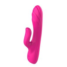 Вібратор для стимуляції точки G і клітора рожевий Dream Toys VIBES of LOVE FLEXIBLE G-SPOT VIBE