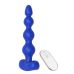 Анальний намисто з вірацией на пульті ДУ силіконові сині Dream Toys