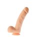 Гибкий фаллоимитатор реалистичный на присоске бежевый DREAM TOYS MR. DIXX MAGIC MILO 8.3INCH DILDO